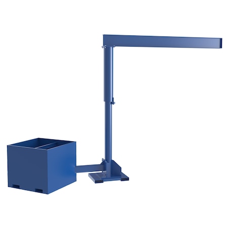 Vestil Portable Offset Jib, 10 ft, 500 lb. JIB-CBX-50-10-10